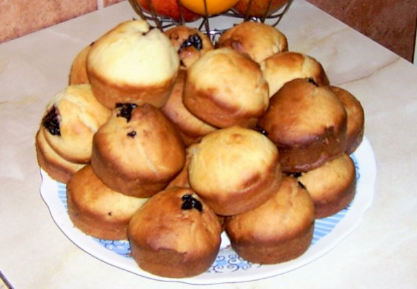Muffinki "drożdżowe"