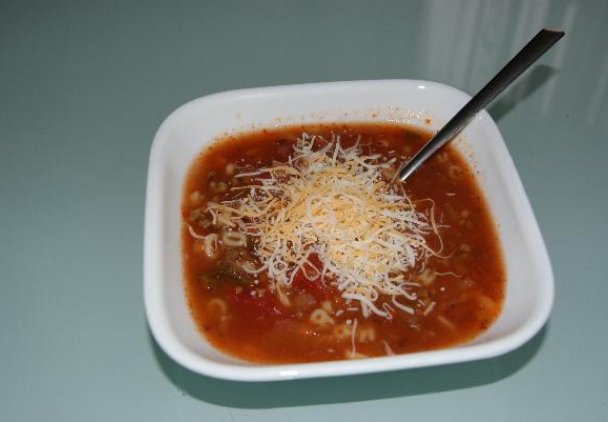 Wloska zupa pasta e fagioli