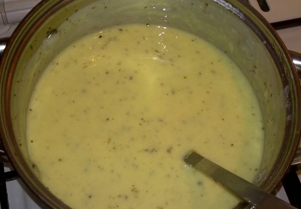Zupa serowo - ziołowa