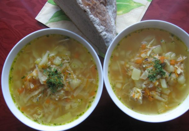 Zupa Kapustowa (na rosole)