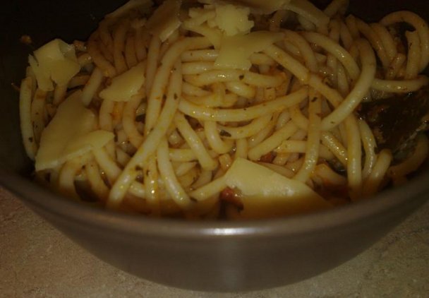 spaghetti bez mięsa