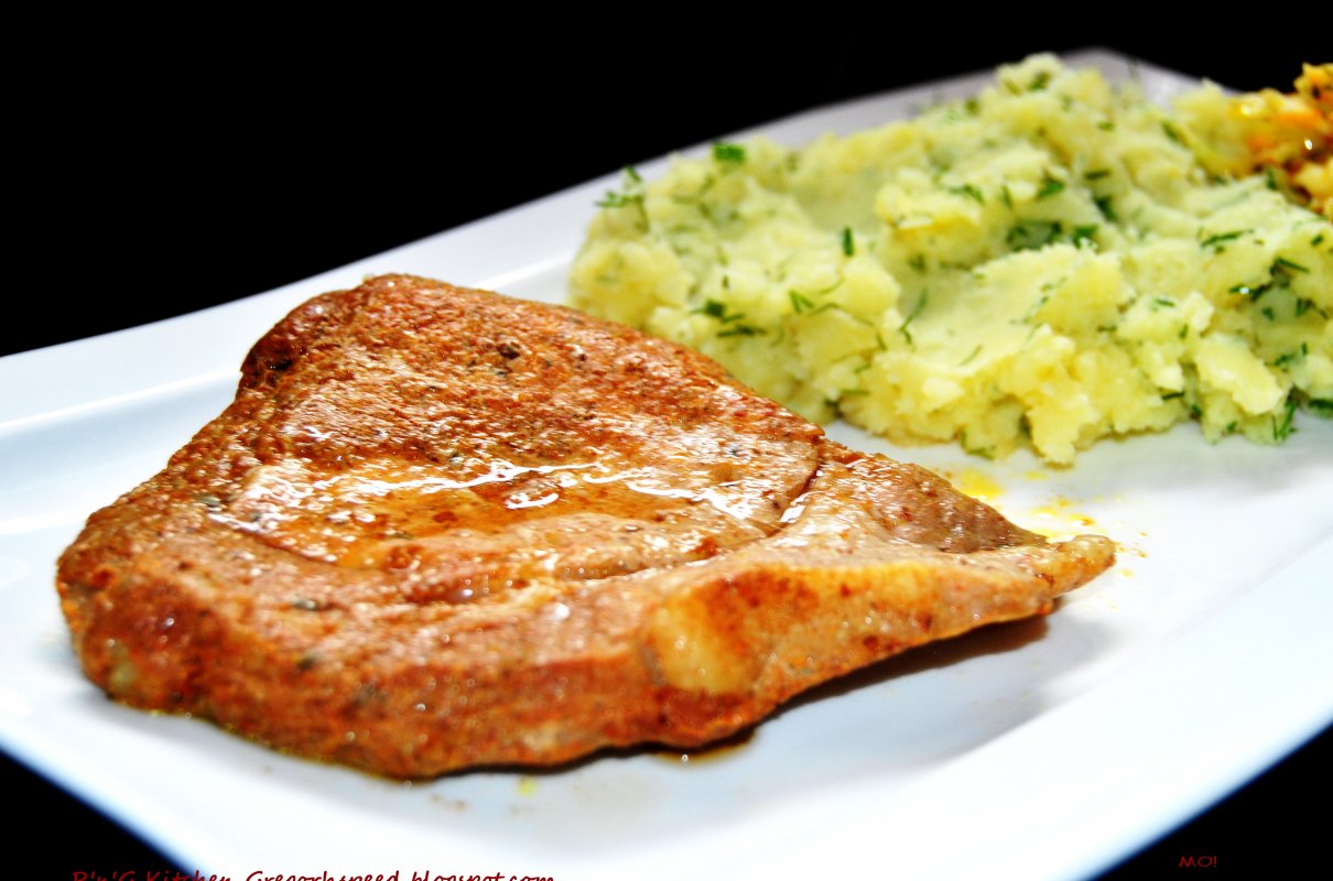 Schab Sousvide wersja garam masala (गरम मसाला)