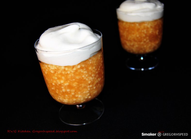  Herbaciany deser z tapioki z cytrynowym musem 