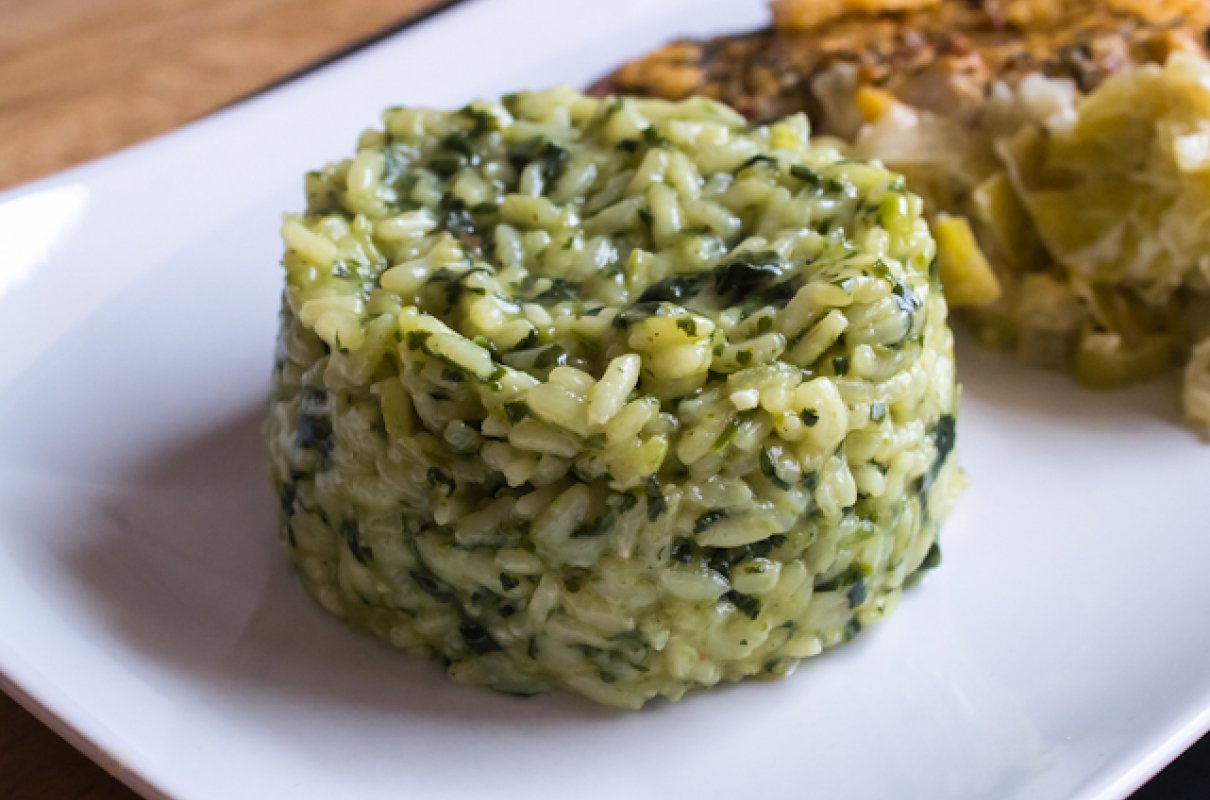 Risotto ze szpinakiem