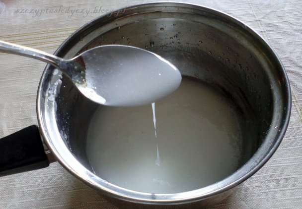 Pomada wodna (cukrowa) - idealna do lukrowania ciast i do kremów