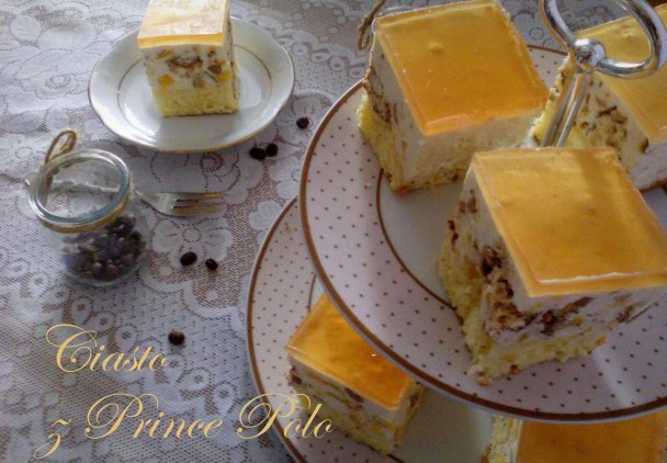 Ciasto z Prince Polo (i brzoskwiniami)
