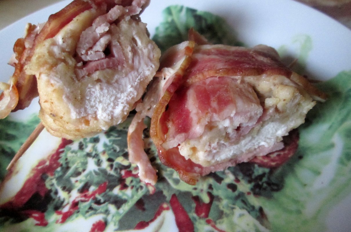 Kurczak z boczkiem ala kuropatwa