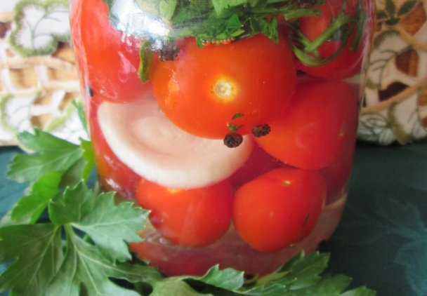 Pomidorki w galaretce (do sałatek i potraw zimnych)