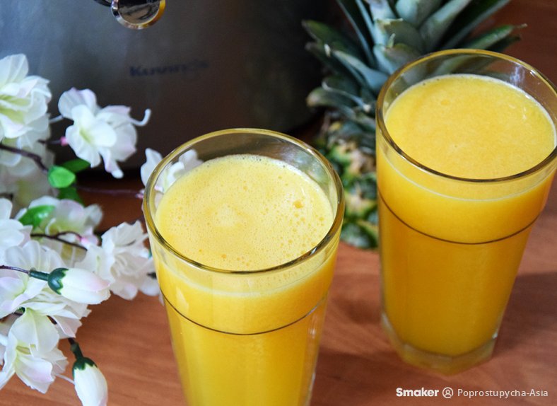  Sok wyciskany ananasowy – poświąteczny detoks 