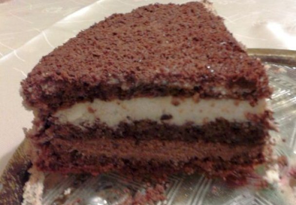 Tort orzechowo-czekoladowy