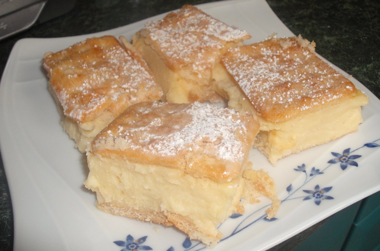 Napoleonki z krakersami bez pieczenia