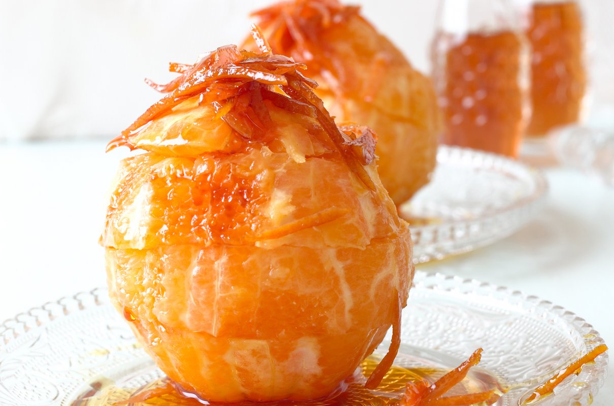 Pomarańcze w karmelowym syropie