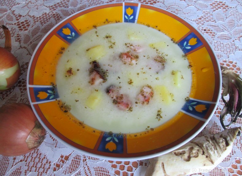  Zupa chrzanowa z ziemniakami 