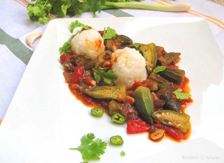 Okra smażona po egipsku