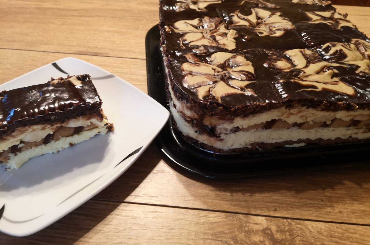 Ciasto bananowe z rurkami