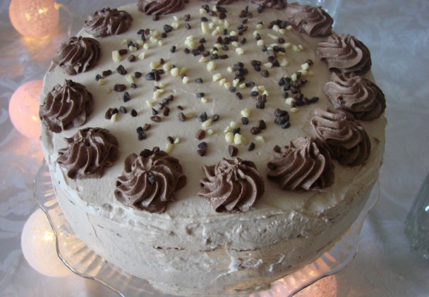 Tort czekoladowo-czekoladowy