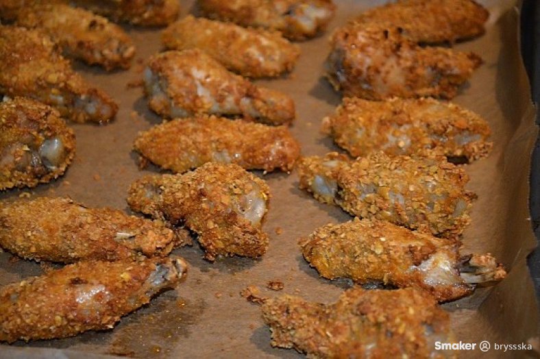Skrzydełka z piekarnika jak z KFC