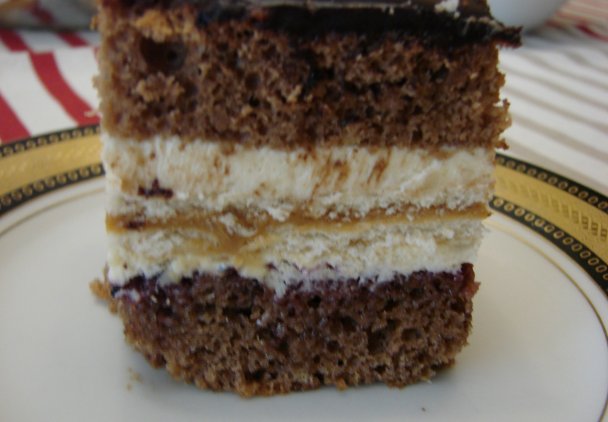 Ciasto kakaowo-krówkowe
