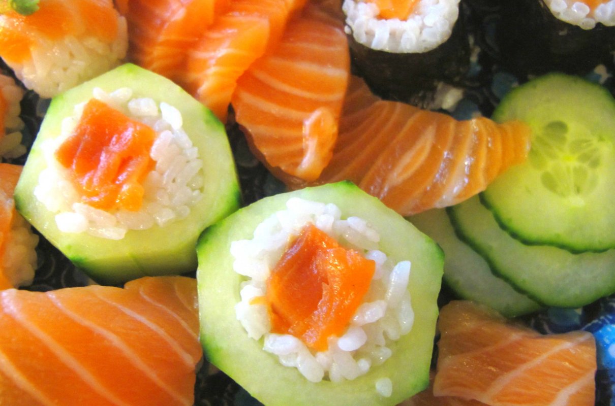 Sushi z ogórka