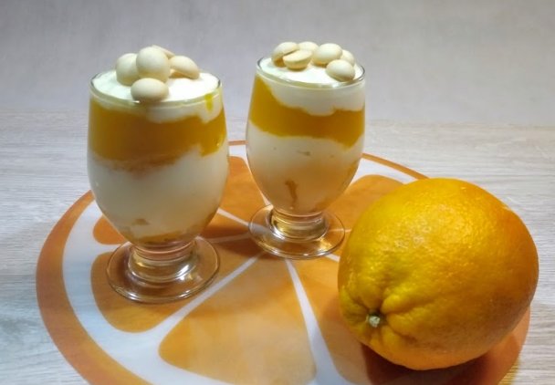 Pomarańczowo - dyniowy deser jogurtowy
