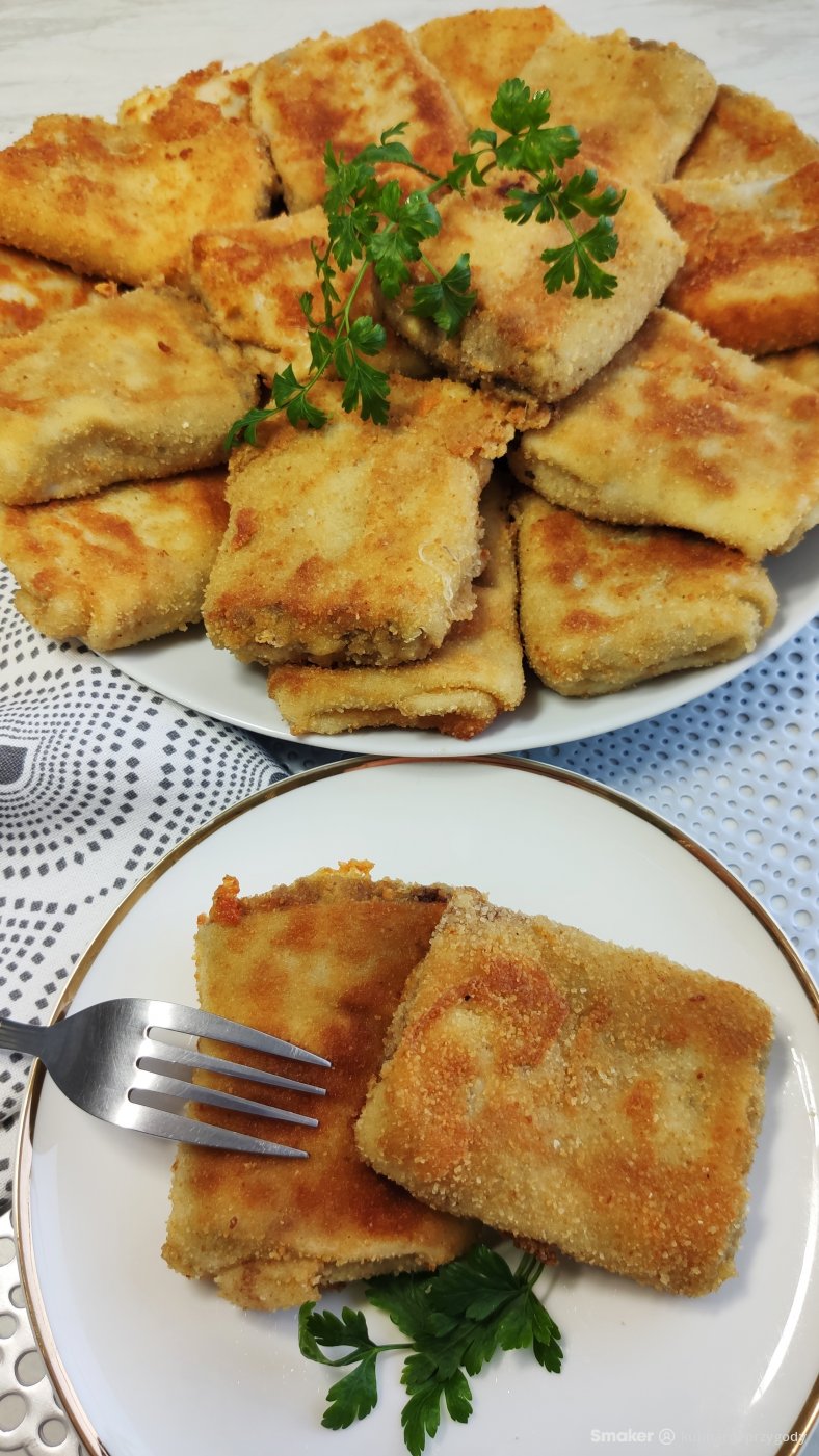 Krokiety z serem i pieczarkami