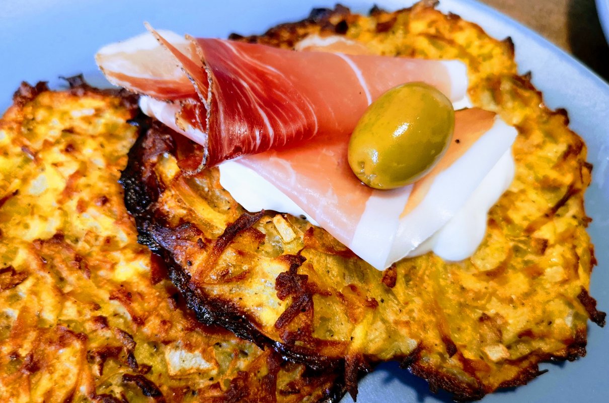 Pieczone placki ziemniaczane