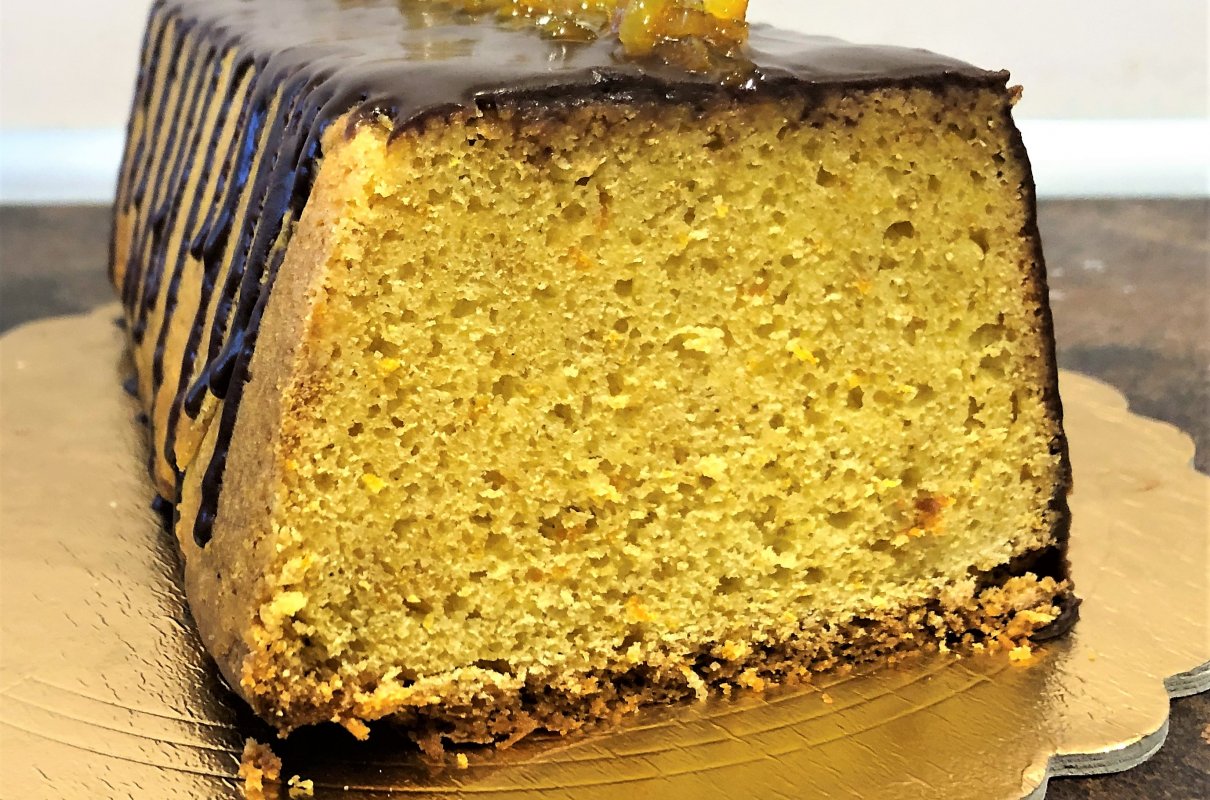 Ciasto pomarańczowe w czekoladzie