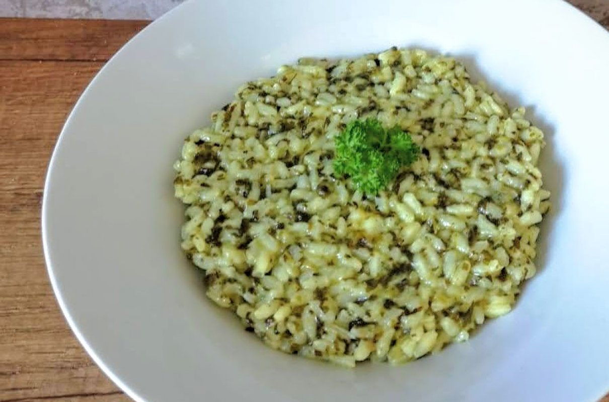 Risotto ze szpinakiem