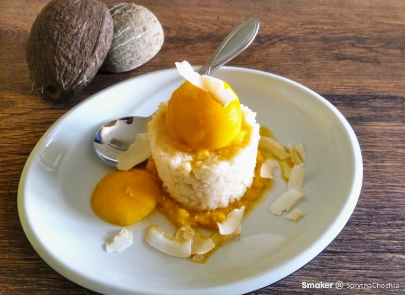  Kokosowy ryż z mango 