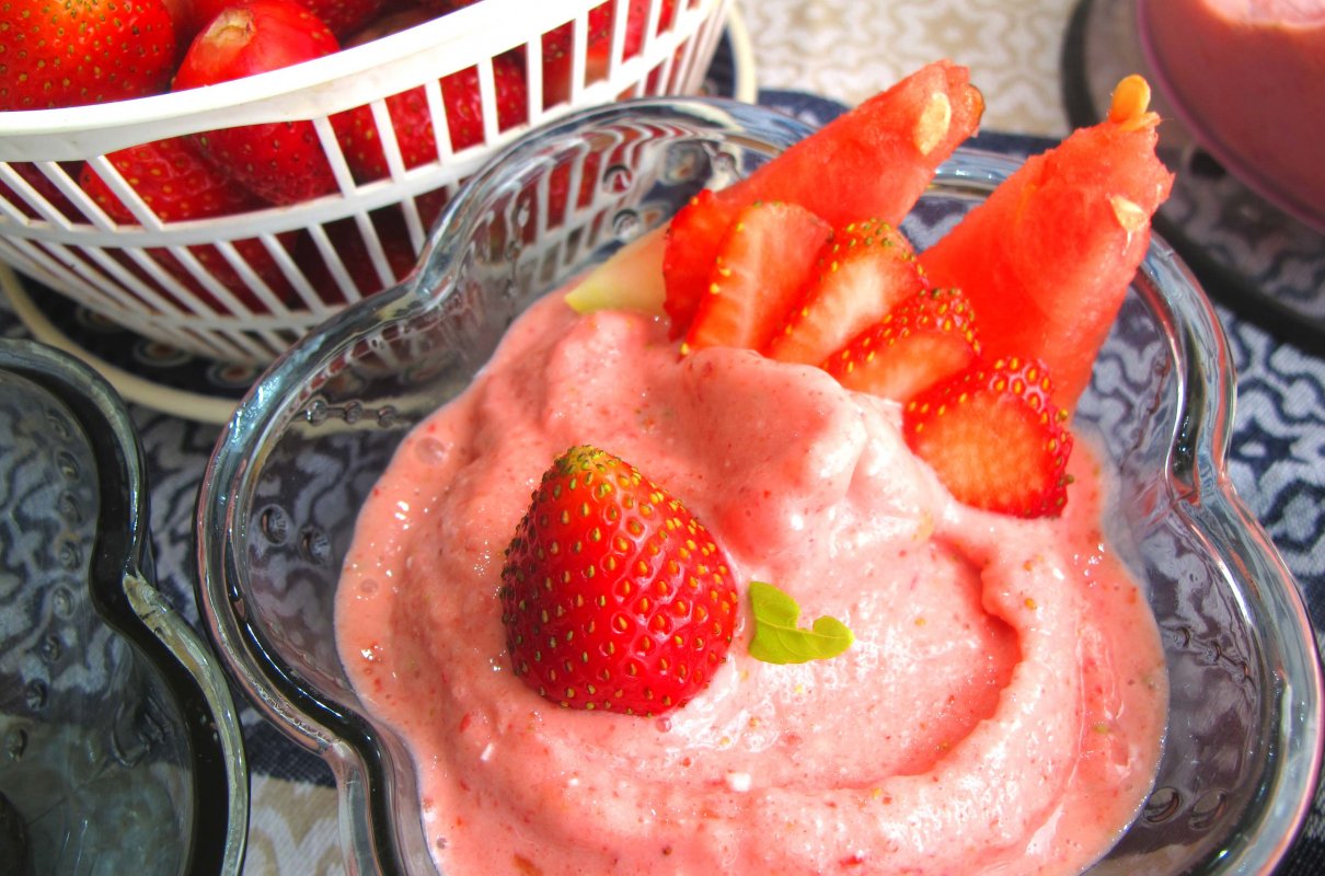 Truskawkowe gelato
