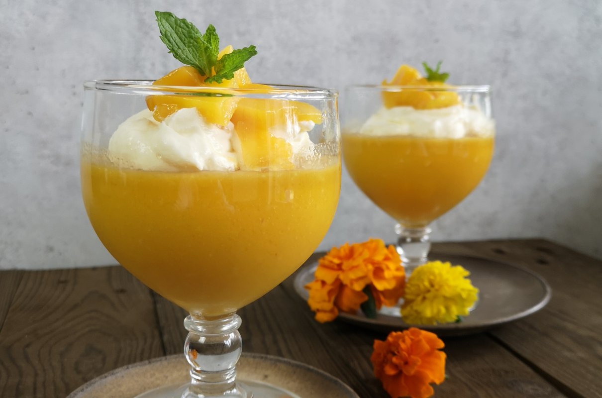 Pyszny deser z mango