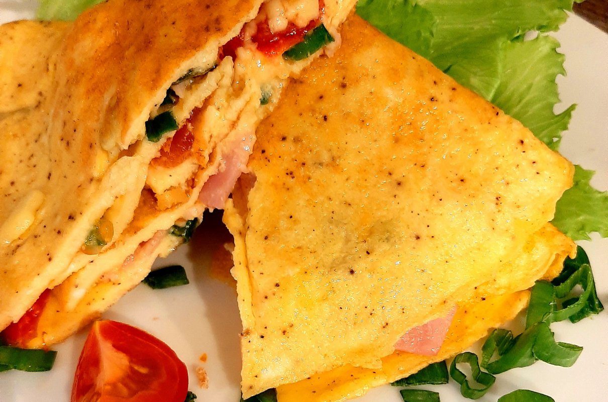 FIT Omlet!Pyszne sniadanie