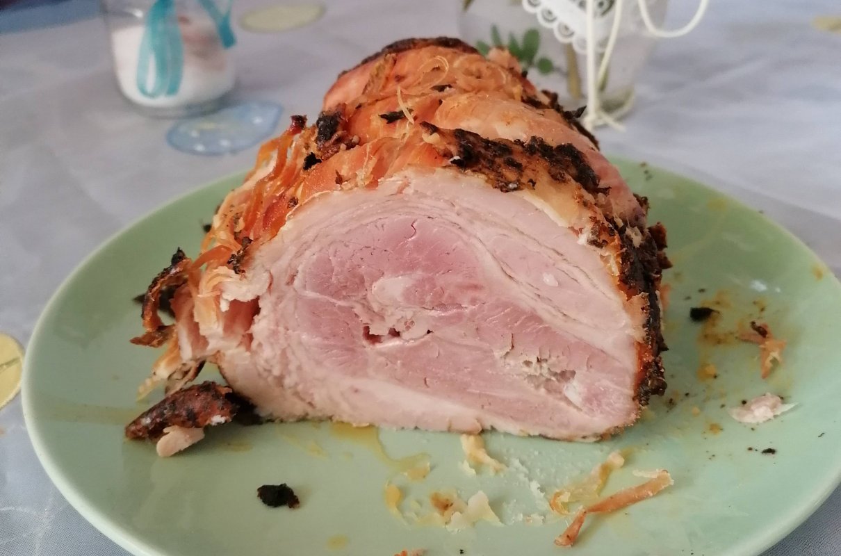 Boczek rolowany - pieczony w piekarniku