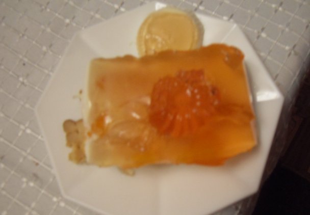 Sernik na zimno z mandarynkami