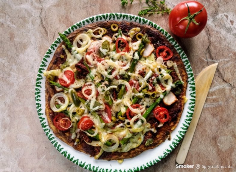  Pizza z kalafiora i twarogu - fit pizza 