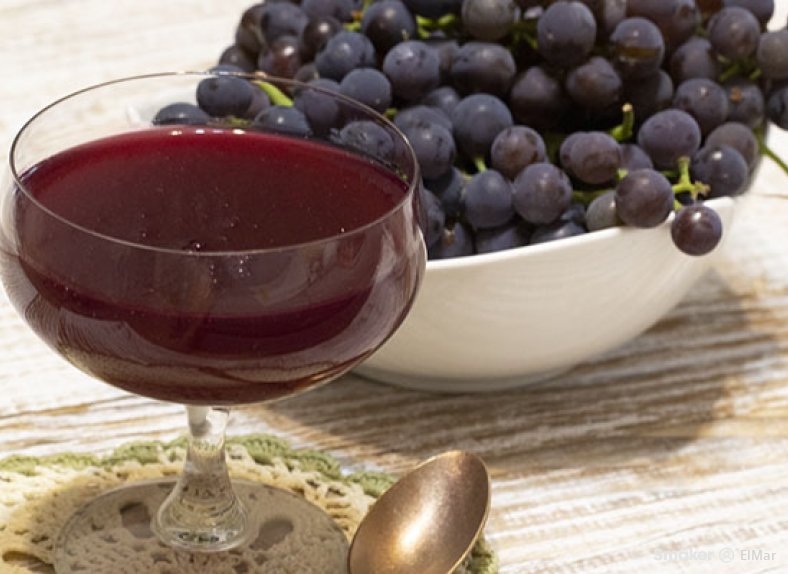  Kisiel z ciemnych winogron 