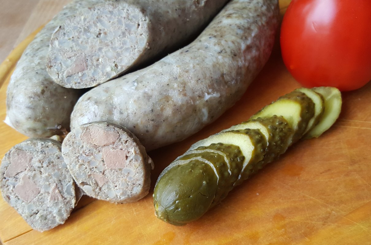 Kaszanka biała z niespodzianką