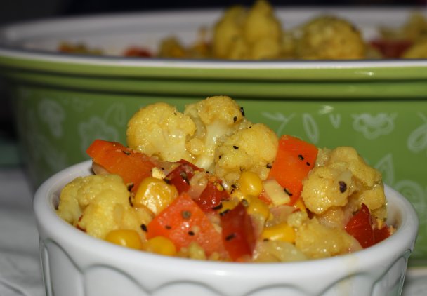 Potrawka curry z kalafiora