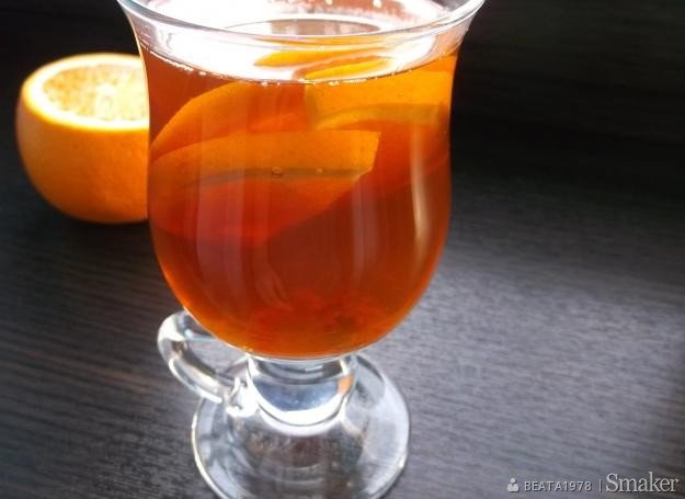 Herbata z pomarańczą