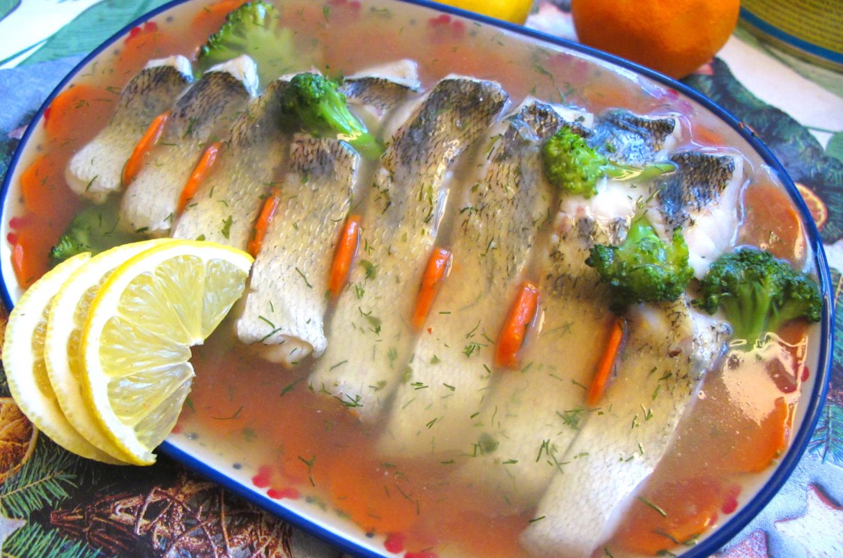 Sandacz w galarecie
