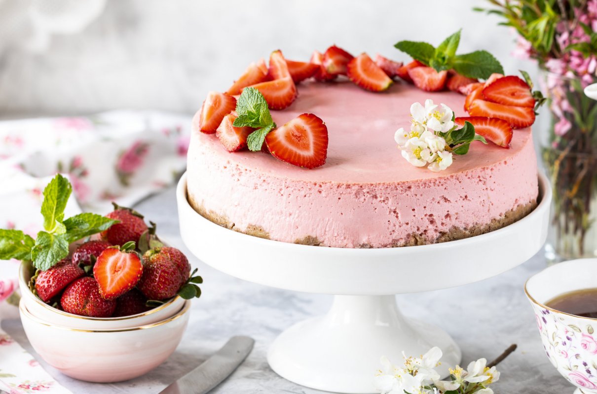 Ciasto z truskawkami i mascarpone