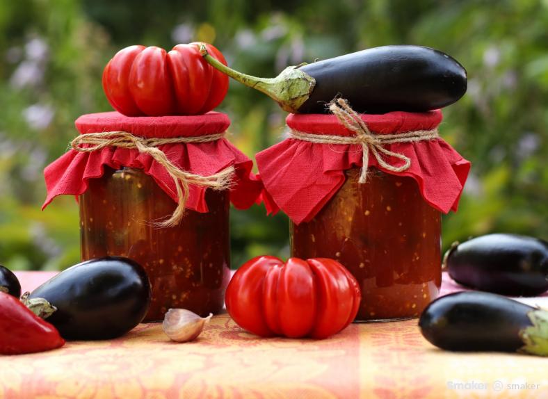 Sos chili z cukinią i bakłażanem