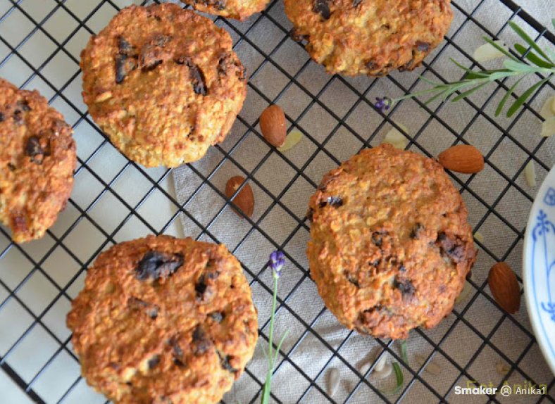  Ciasteczka fit - owsiane i bez cukru 