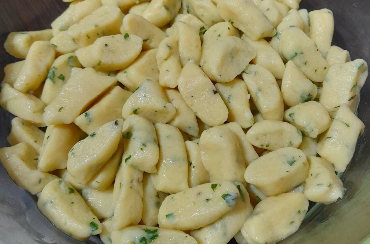 Ziołowe kopytka