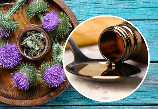 Olej z ostropestu. Pij łyżeczkę dziennie, twoja wątroba ci za to podziękuje