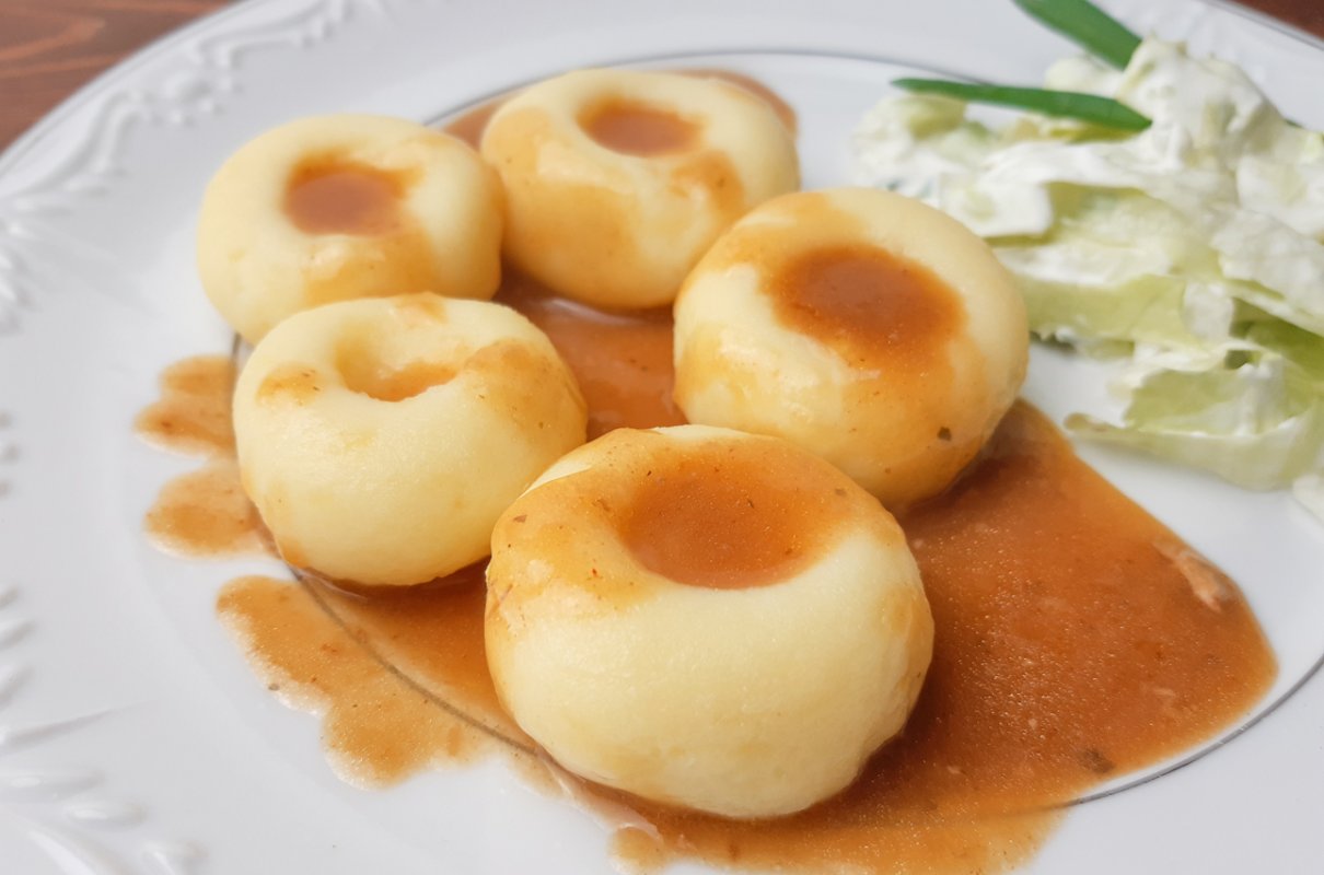 Kluski śląskie z dziurką