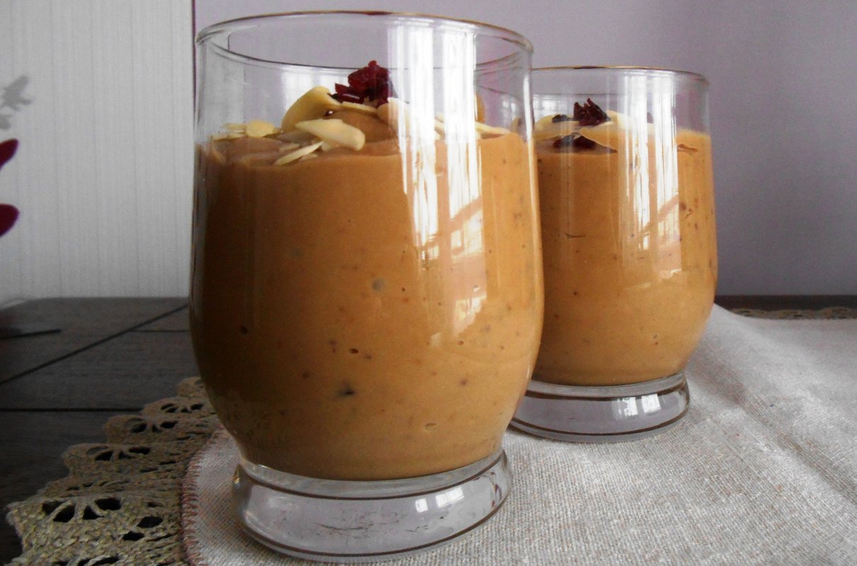 Pudding cappuccino z bakaliami