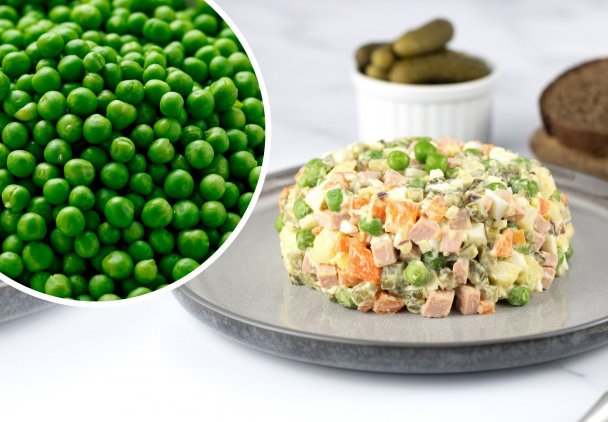 Nieodzowny składnik sałatki jarzynowej. Chroni jelita, pomaga schudnąć i hamuje wyrzuty insuliny