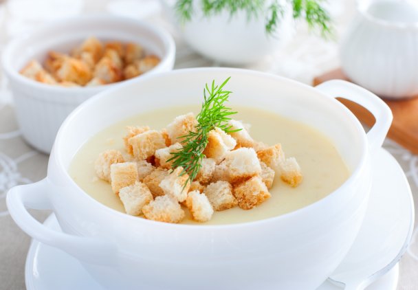 Zupa krem z białej kapusty