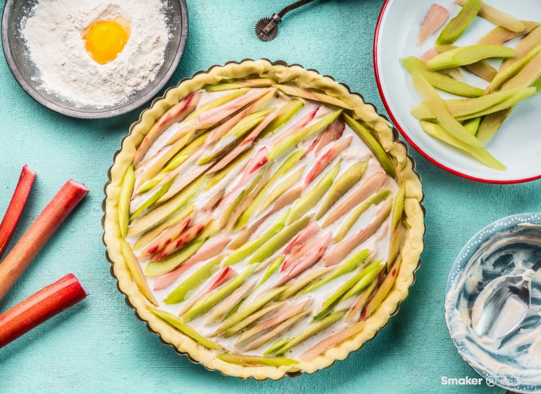  Tarta z rabarbarem 